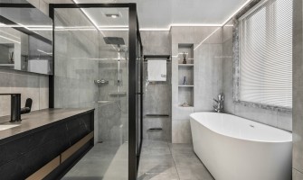 What Color Bathroom Vanities Go With Gray Walls?