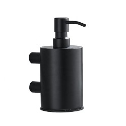 Black Soap Dispenser Wall Mount Stainless Steel Liquid Soap Dispenser For Hotels
